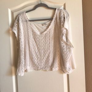 Boho knit top